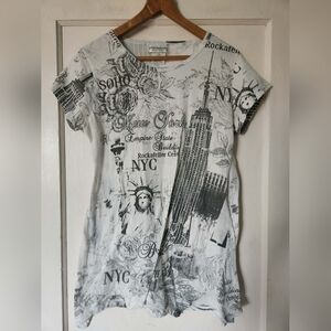 Women's NYC Graphic Bling Tee💖🖤🤍